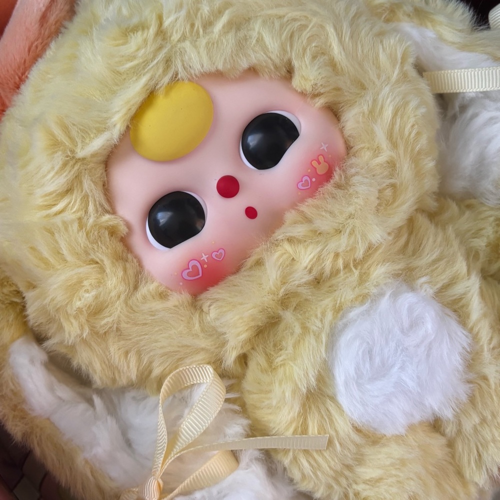 Baby Three Bunny Return Keychain Blind Box - CONFIRMED MIMI (Yellow Bunny) - Picture 3 of 7